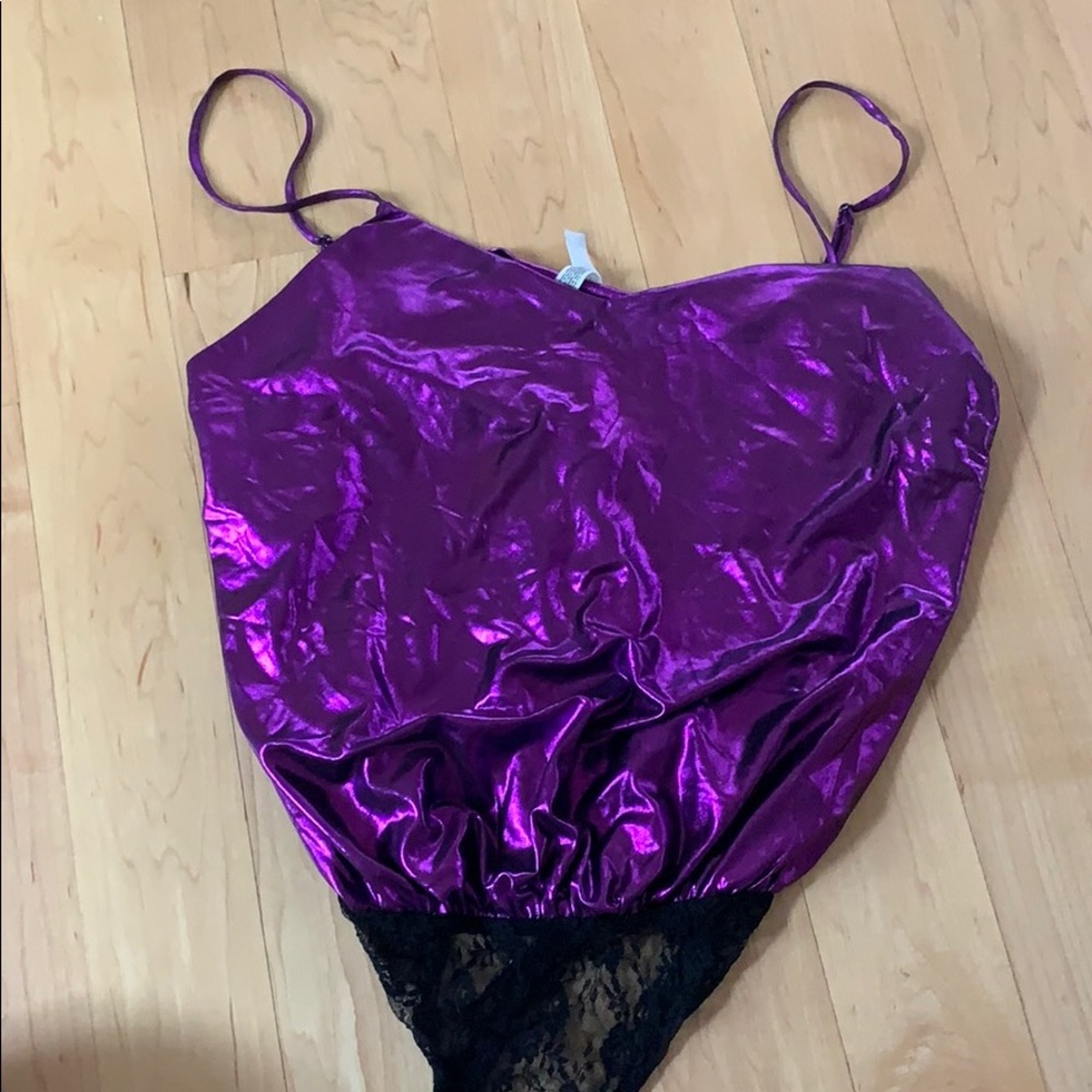 Free people metallic bodysuit